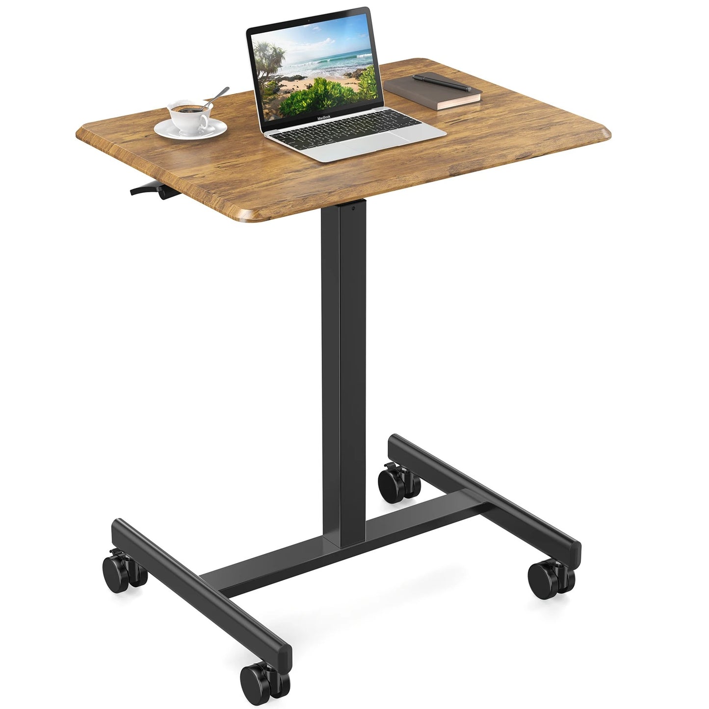 Adjustable Rolling Portable Desk for Home, Bedroom, and Sofa