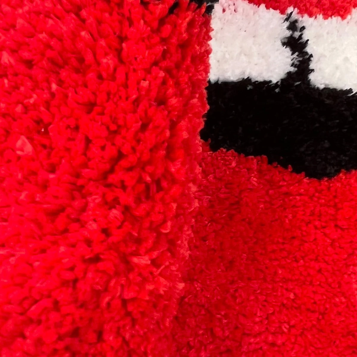 Halloween Red Lipstick Vampire Teeth Tufted Rug