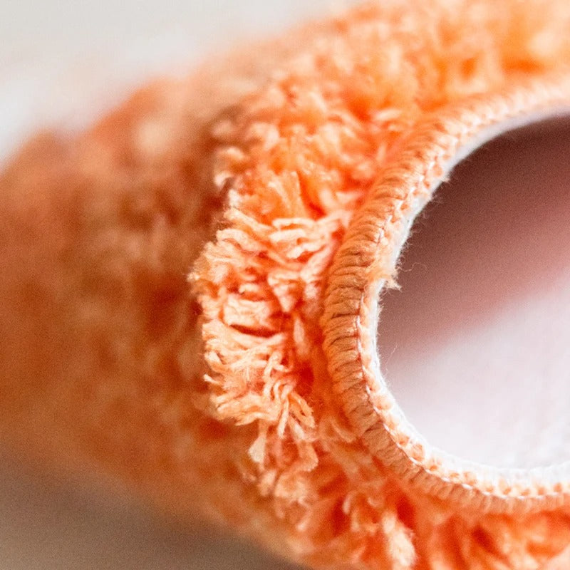 Orange Positivity 'What A Good Day' Tufted Rug
