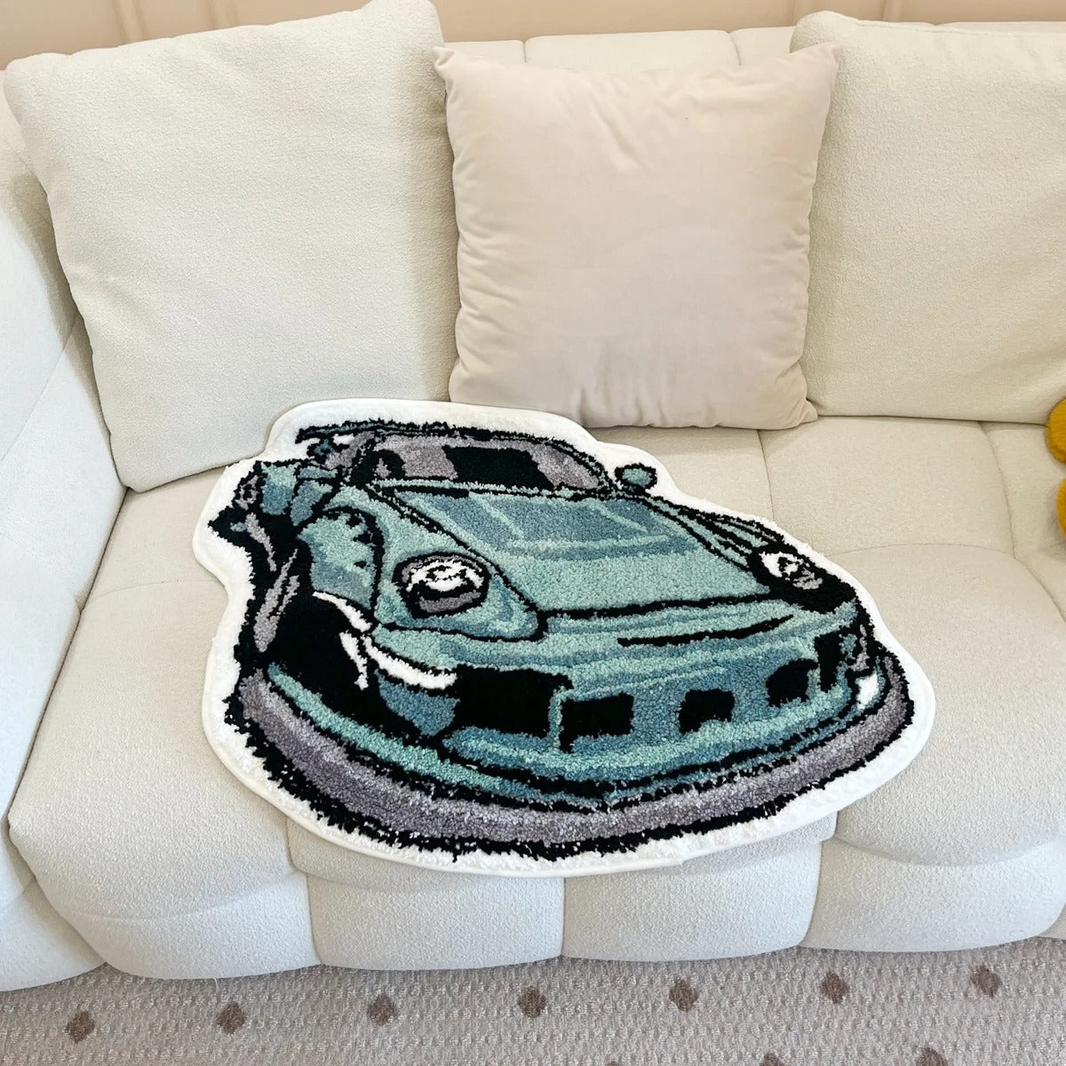 Porsche 993 911 RWB Car Enthusiast Tufted Rug