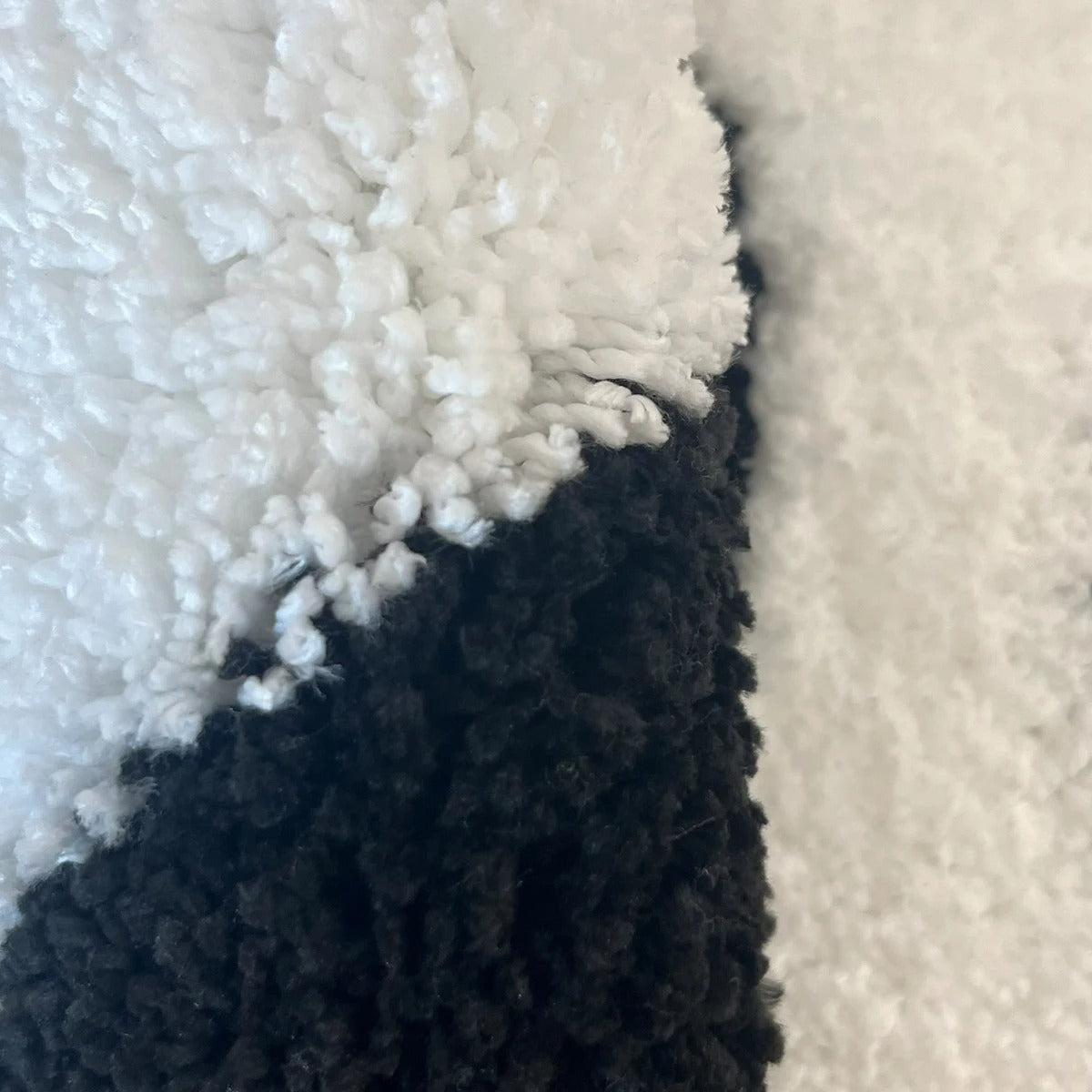 Shy Hiding Panda Tufted Rug