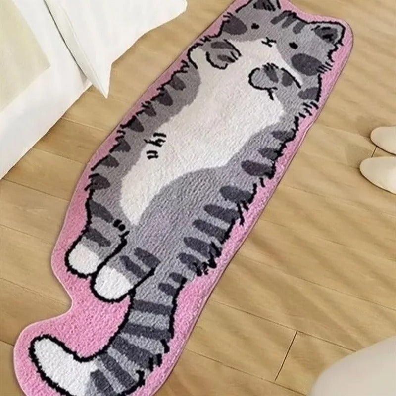 Soft Cartoon Cat Lover Tufted Rug
