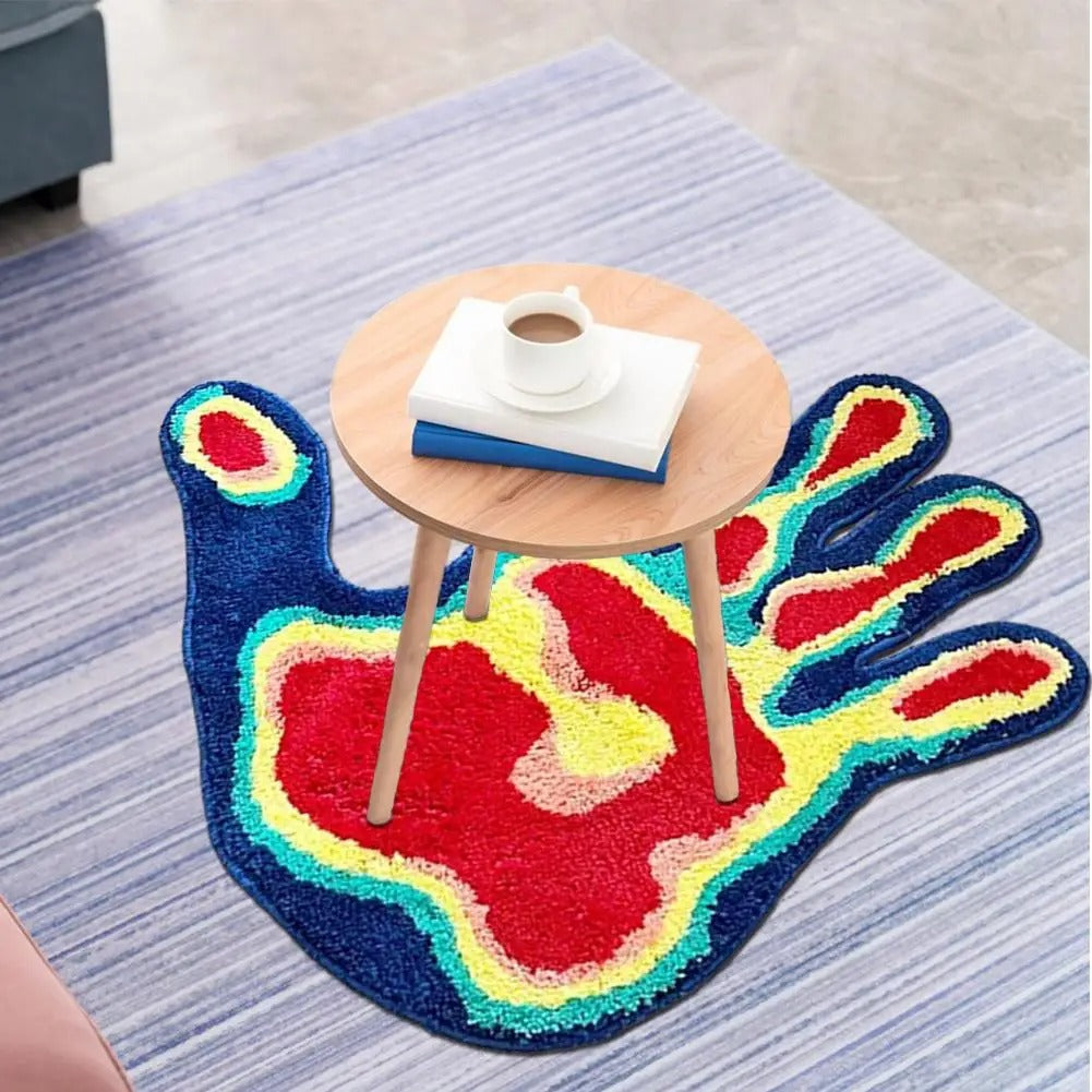 Thermal Imaging Heat Map Hand Tufted Rug