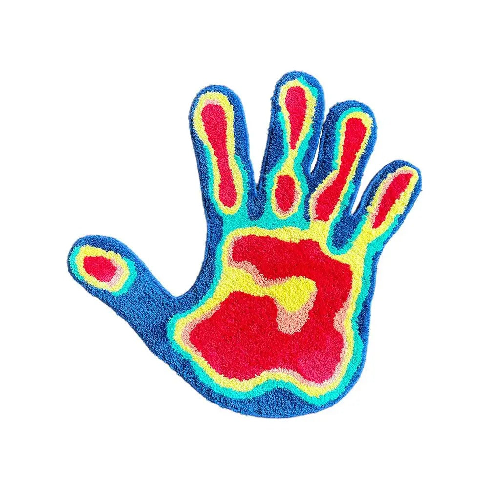 Thermal Imaging Heat Map Hand Tufted Rug