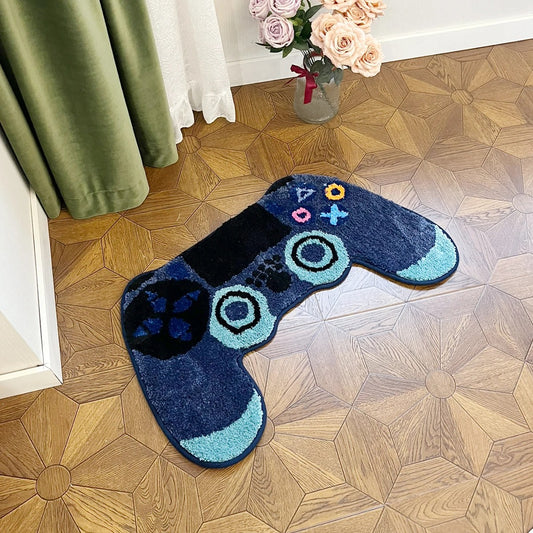 Gaming PlayStation Controller Inspired Tufted Rug